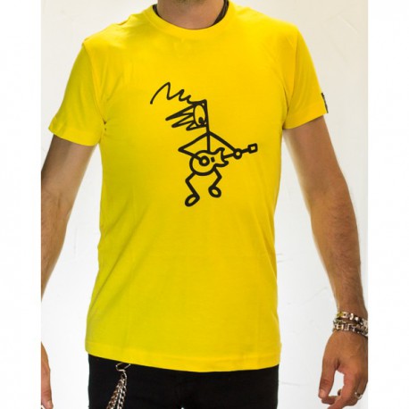 Camiseta hombre modelo Rosendito Amarillo
