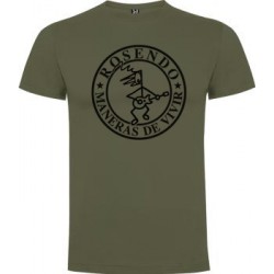 Camiseta hombre modelo Maneras de vivir Verde militar